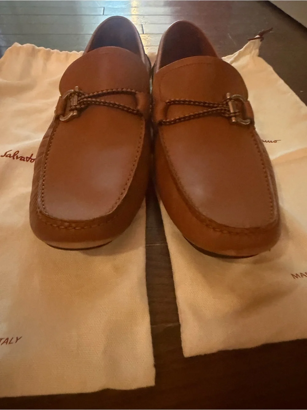 Salvatore Ferragamo sleek brown